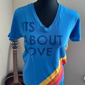 Women’s Aviator Nation V-Neck Tee